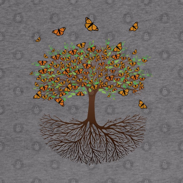 Tree of life butterfly version by Bwiselizzy